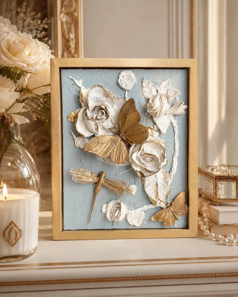 The Blue Conservatory | Sculptural Floral Wall Art