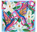 Magnolia Flight | Original Hummingbird & Magnolia Louisiana Painting