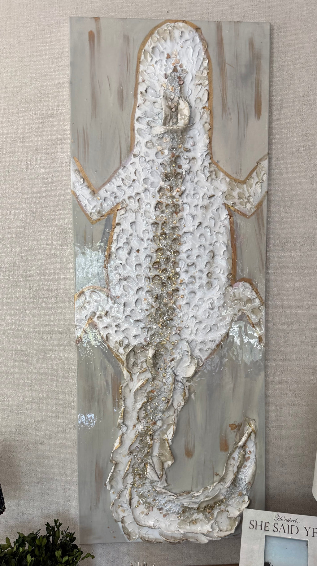 Gilded Gator - Ivory