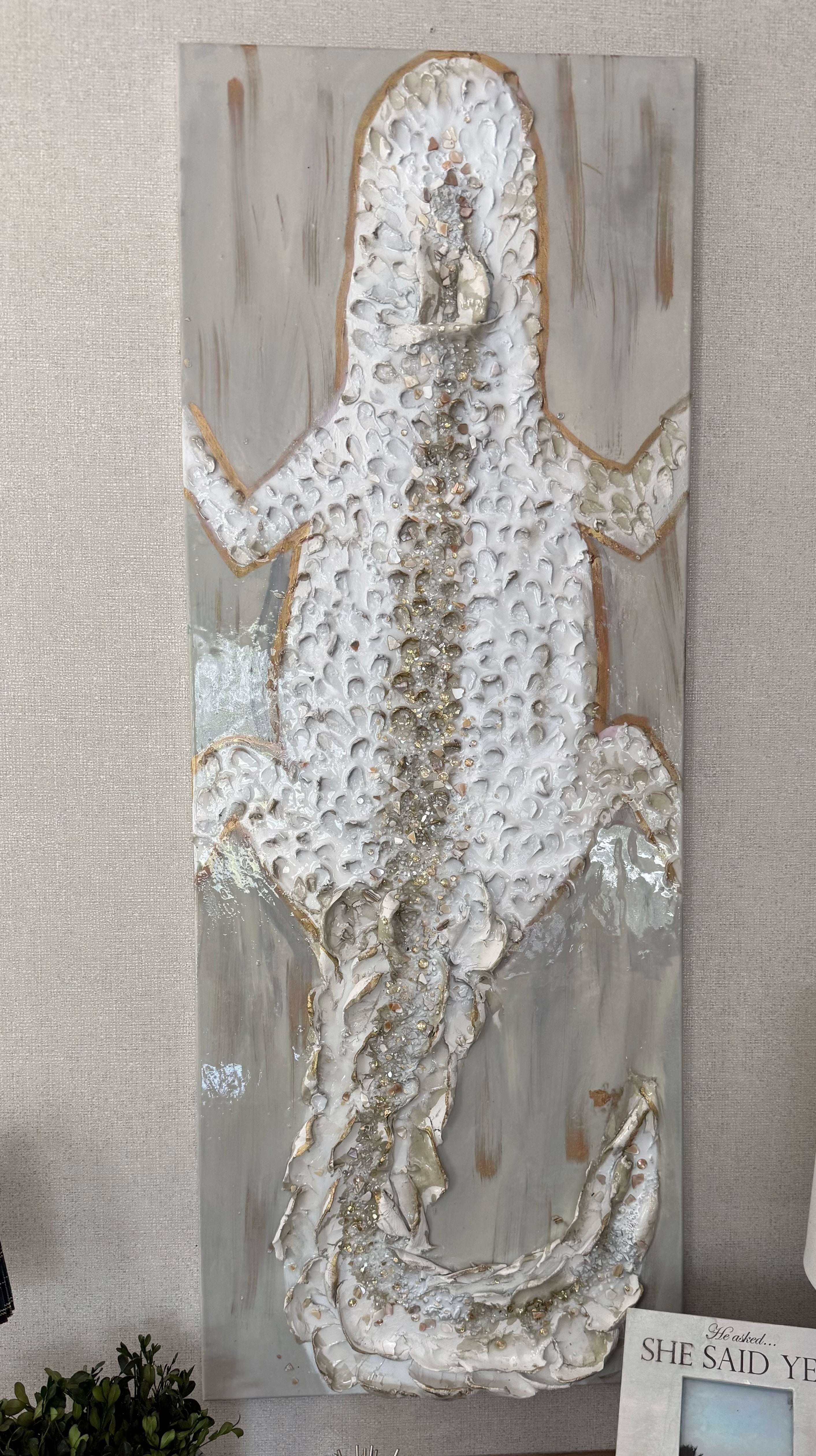Gilded Gator - Ivory