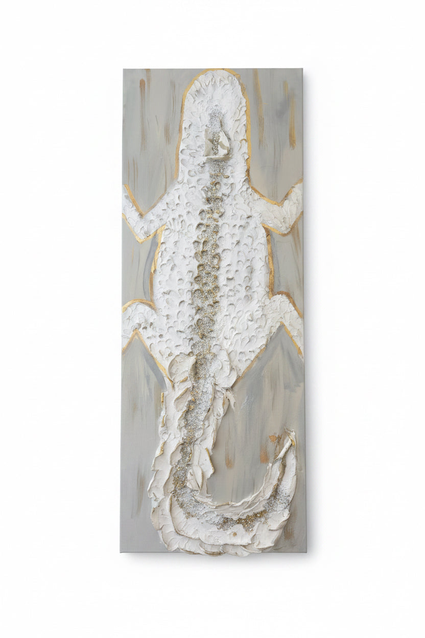 Gilded Gator - Ivory