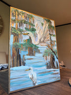 Bayou Flight - Louisiana Bayou Bird Painting
