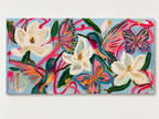 Magnolia in Motion | Colorful Magnolias Butterflies & Hummingbirds