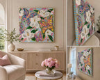 Monarchs & Magnolias | Original Louisiana Abstract Painting