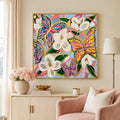Monarchs & Magnolias | Original Louisiana Abstract Painting